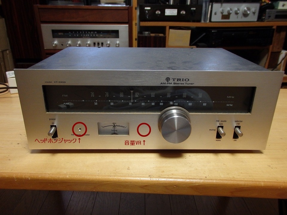 ンプレート ヤフオク! STEREO アンプ MODEL W-38 - （151）TRIO／AM-FM